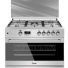 Ferre 5 Burner Gas Stove – Silver